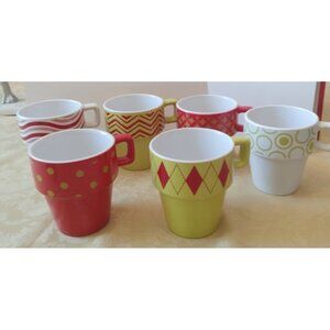 Simple Solutions, Set/6 Coffee Mugs Stackable